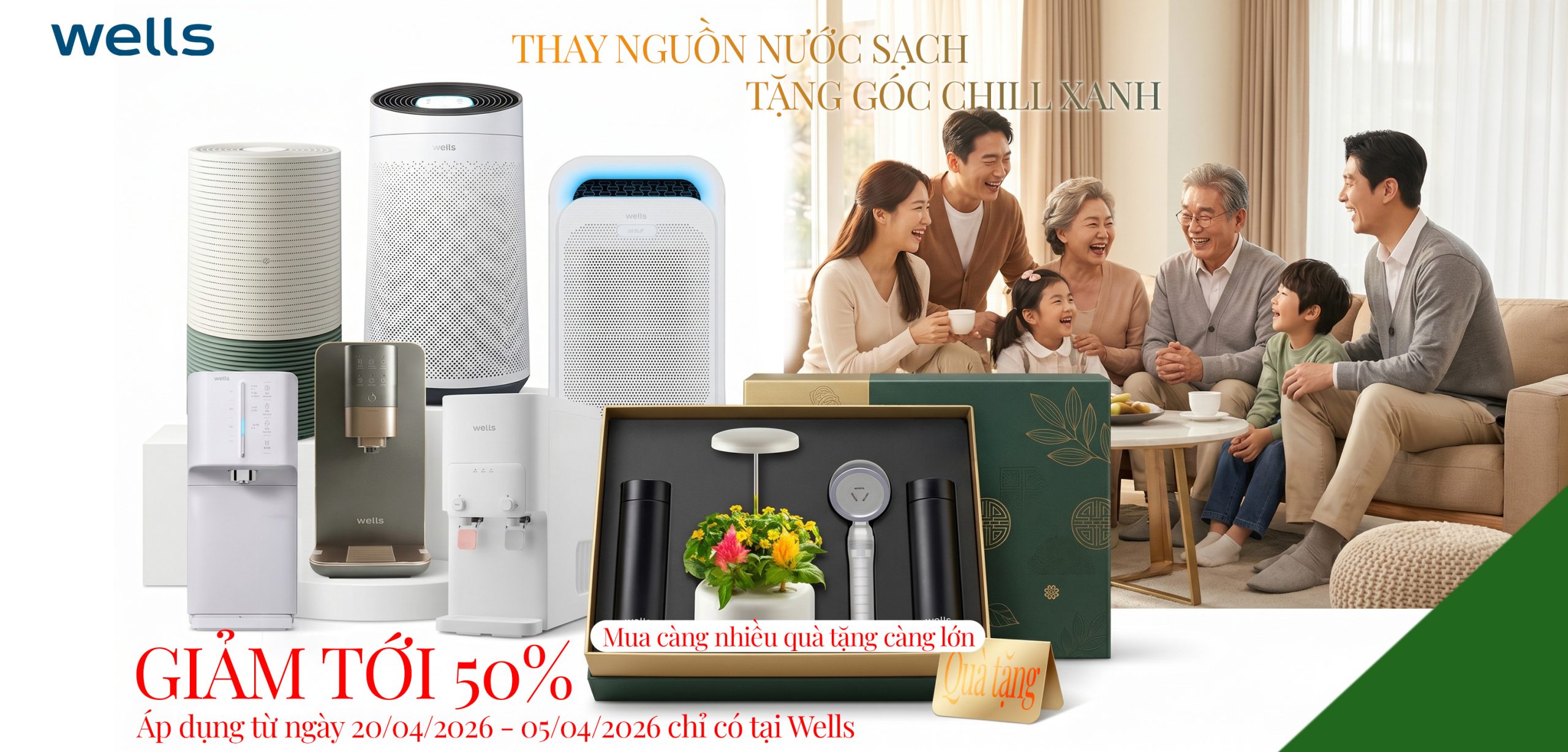 may loc nuoc wells