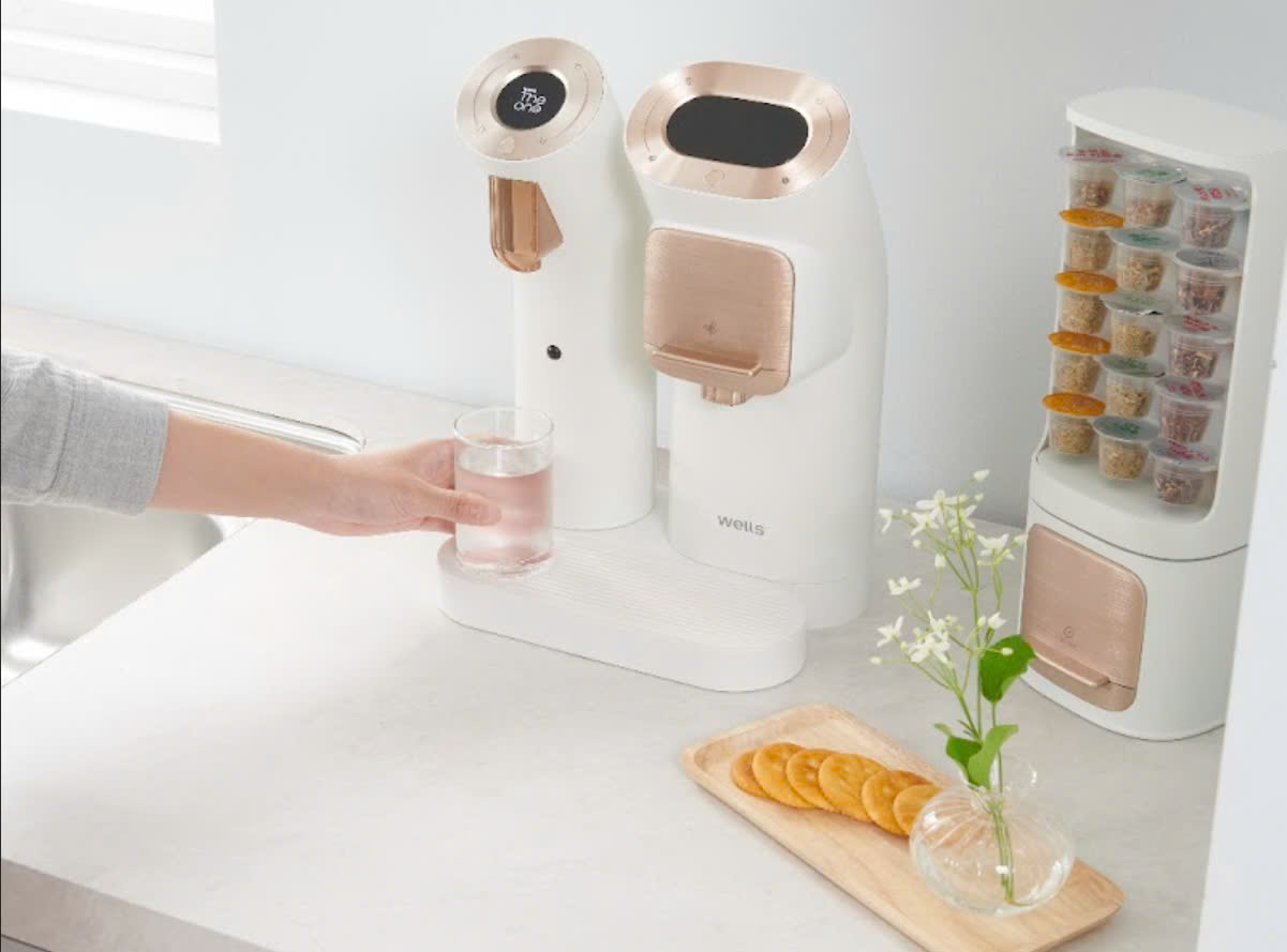 Wells Home Cafe - Máy pha viên nén trà và cafe - Ảnh 4