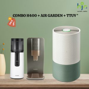COMBO HUROM H400, WELLS AIR GARDEN Và WELLS TTUV+